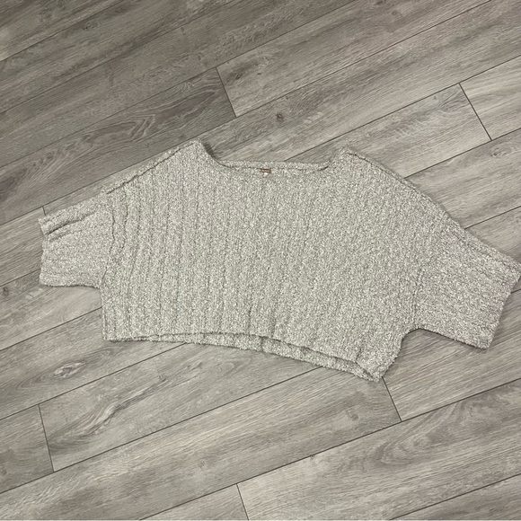 Free People Good Day Cropped Pullover Top - Picture 3 of 9